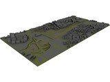 Madrid City Part 3D Model preview