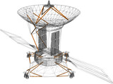 Magellan Satellite 3D Model