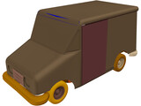 Mail Truck 3D Model