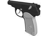 Makarov Pistol 3D Model preview