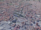 Malaga City, Spain (2019) 3D Model preview