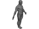 Male Human Figure 3D Model preview