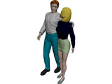 Man and Woman 3D Model preview