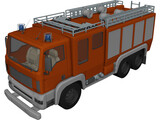 MAN Firetruck 3D Model preview