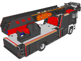 MAN Rosenbauer Ladder Truck 3D Model