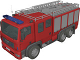 MAN TGL Fire Engine 3D Model preview