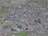 Manchester City, UK (2023) 3D Model preview