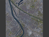 Mannheim City, Germany (2022) 3D Model