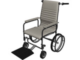 Manual Wheelchair 3D Model preview