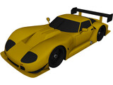 Marcos Mantara LM600 Group GT2 (1995) 3D Model preview