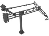 Marine Loading Arm 3D Model