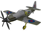 Martin Baker MB 5 3D Model preview