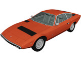 Maserati Khamsin AM120 (1977) 3D Model preview