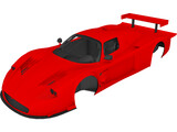 Maserati MC12 Body 3D Model preview