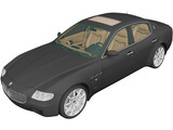 Maserati Quattroporte (2004) 3D Model preview