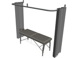 Massage Table 3D Model preview