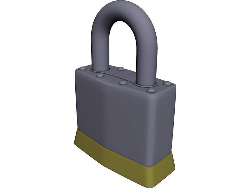 MasterLock 3D Model