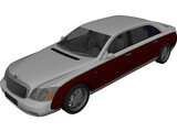 Maybach S57 (2009) 3D Model preview