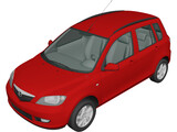 Mazda 2 (2003) 3D Model preview