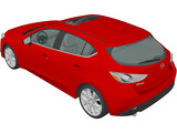 Mazda 3 Hatchback (2013) 3D Model