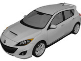 Mazda 3 MPS (2010) 3D Model preview