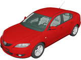 Mazda 3 Sedan (2003) 3D Model preview