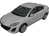 Mazda 3 Sedan (2011) 3D Model preview