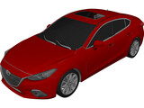 Mazda 3 Sedan (2014) 3D Model preview