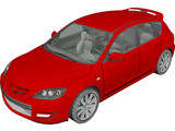 Mazda 3 3D Model preview