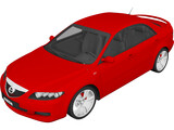Mazda 6 MPS (2006) 3D Model preview