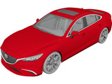 Mazda 6 Sedan (2016) 3D Model preview