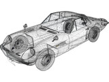 Mazda Cosmo Sport (1968) 3D Model