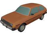 Mazda GLC (1980) 3D Model preview