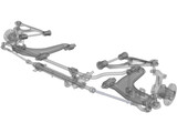 Mazda Miata Suspension 3D Model