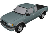 Mazda Pickup (1999) 3D Model preview