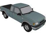 Mazda Pickup (1999) 3D Model
