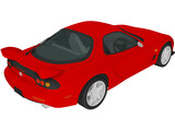 Mazda RX-7 (2001) 3D Model