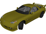 Mazda RX-7 3D Model preview