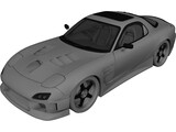 Mazda RX-7 FD3S Tuned 3D Model preview