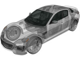 Mazda RX-8 (2008) 3D Model