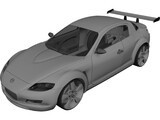 Mazda RX-8 [Tuned] 3D Model preview