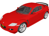 Mazda RX-8 3D Model preview