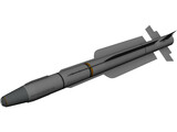 MBDA MICA Missile 3D Model preview