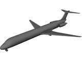 McDonnell Douglas MD-80 3D Model preview