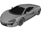 McLaren 570S 3D Model preview