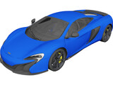 McLaren 650S (2015) 3D Model preview