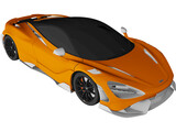 McLaren 765LT (2021) 3D Model