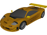 McLaren F1 GT1 (1997) 3D Model preview