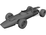 Mclaren M2B 3D Model preview