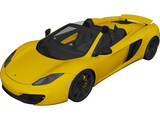 McLaren MP4-12C Spider (2013) 3D Model preview